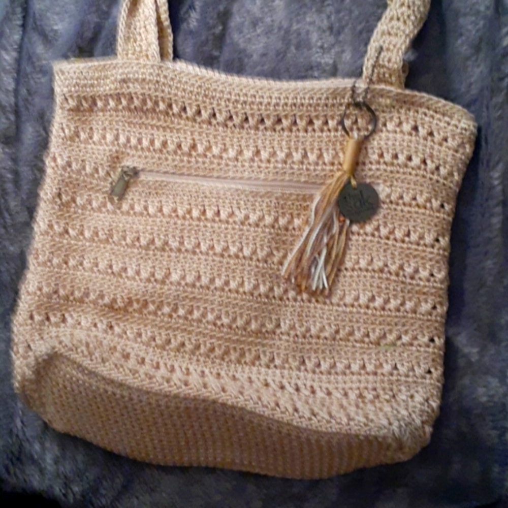 The Sak- Riveria Crochet Tote - Picture 1 of 6